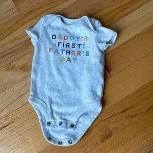 NB Daddy’s First Father’s Day Onesie